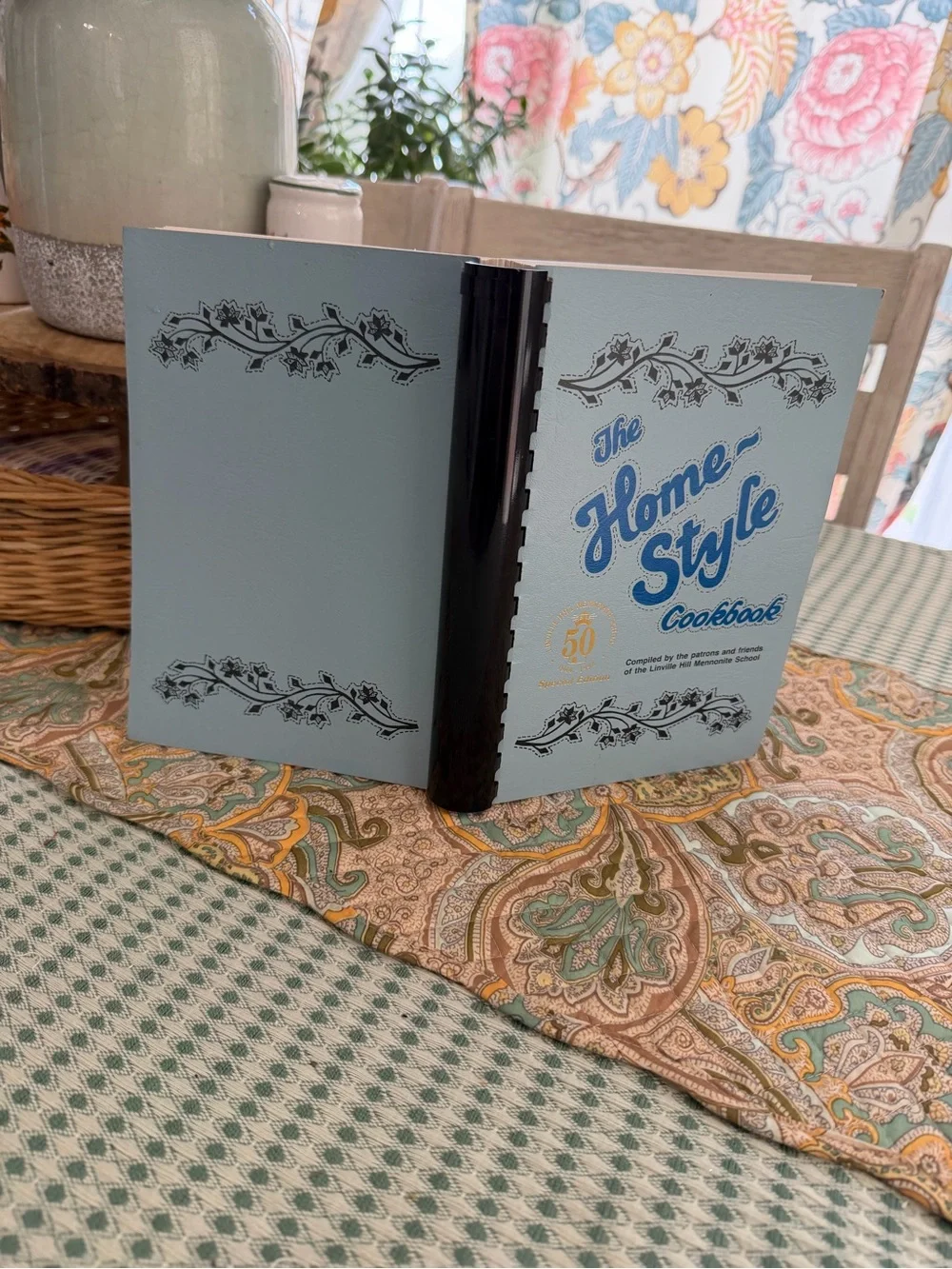 Vintage Spiral Bound Cookbook ‘The Home Style Cookbook’ Linville Hill Mennonite